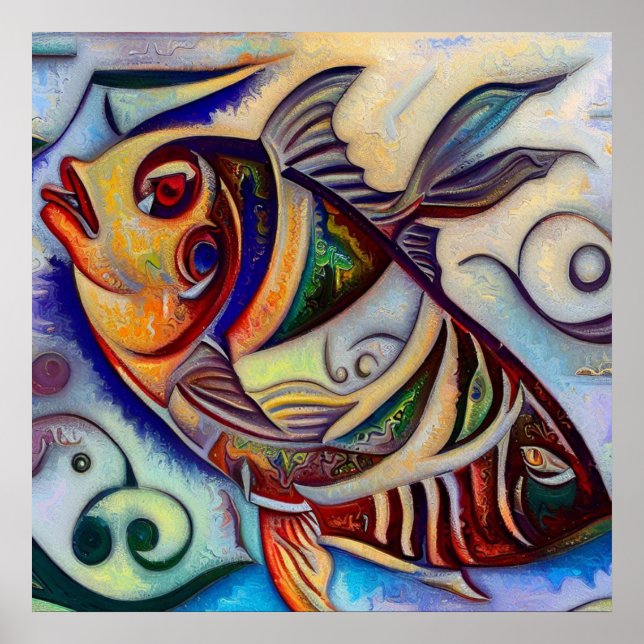 Affiche Poissons 3 (Devant)