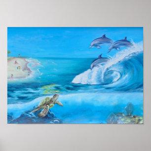 Affiche Poissons tropicaux