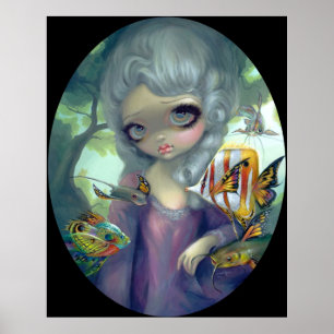 Affiche Poissons Volants Le Portrait ART IMPRIMER Poissons