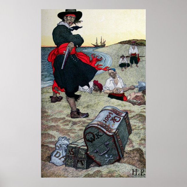 Affiche Poitrine au trésor (Devant)