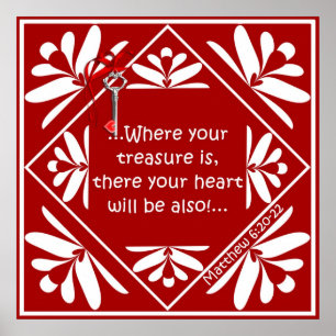 Affiche Poitrine au trésor