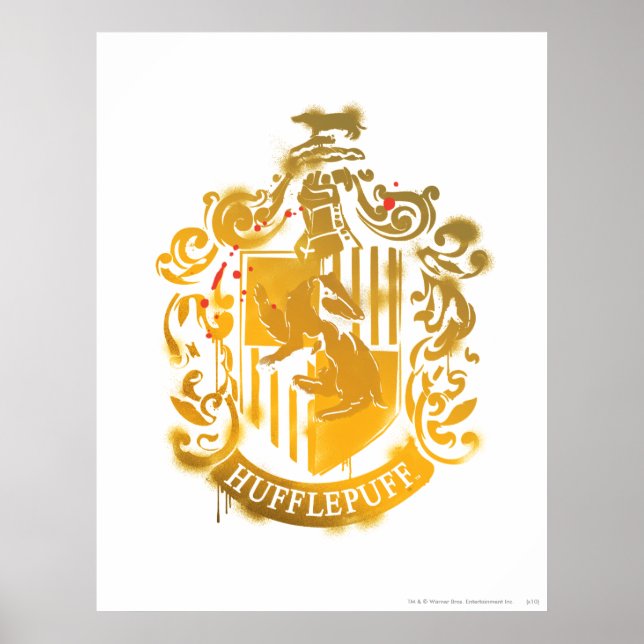 Affiche Poitrine de Hufflepuff - Rabot (Devant)