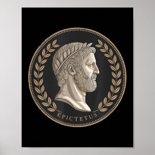 Affiche Poitrine stoïque romaine