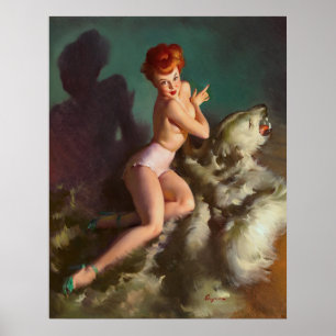 Affiche Poitrine vers le haut