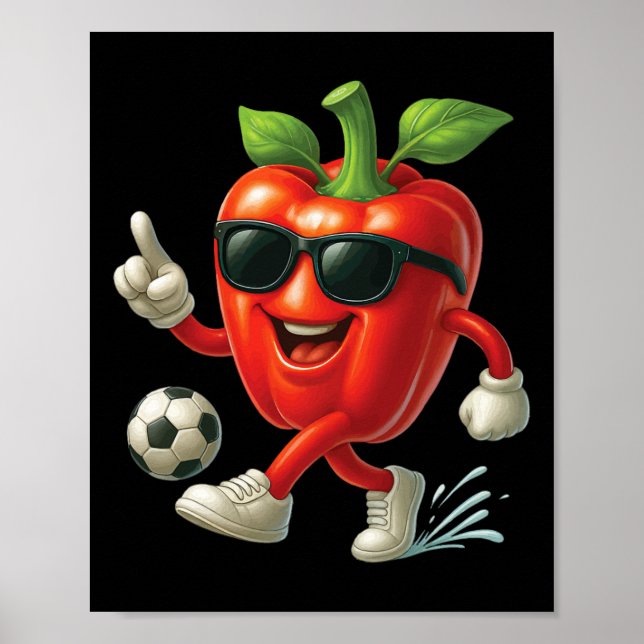 Affiche Poivron Soccer  (Devant)