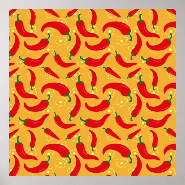 Affiche Poivrons chauds (Devant)