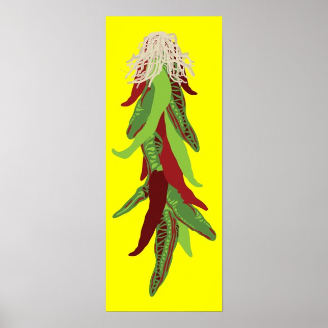 Affiche poivrons verts (Devant)