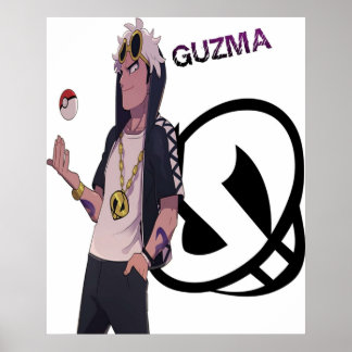 Affiche Pokémon Sun Moon Guzma