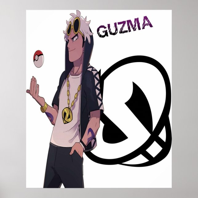 Affiche Pokémon Sun Moon Guzma (Devant)