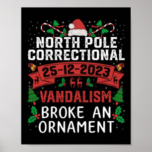 Affiche Pôle Nord Le vandalisme correctionnel a brisé une