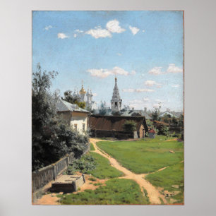 Affiche Polenov - Cour de Moscou