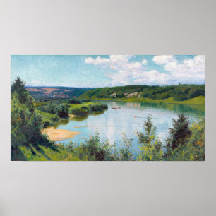 Affiche Polenov - Jour d'été sur l'Oka