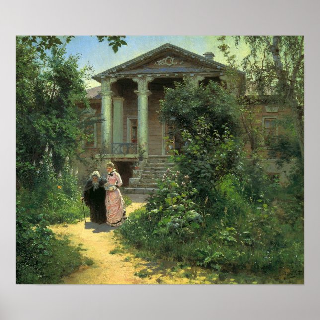 Affiche Polenov - Le Verger de Grand-mère (Devant)