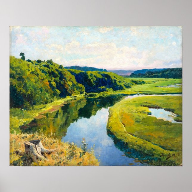 Affiche Polenov - Rivière Klyazma (Devant)