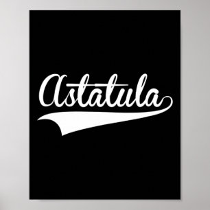 Affiche Police Astatula Vendre Rétro Vintage 