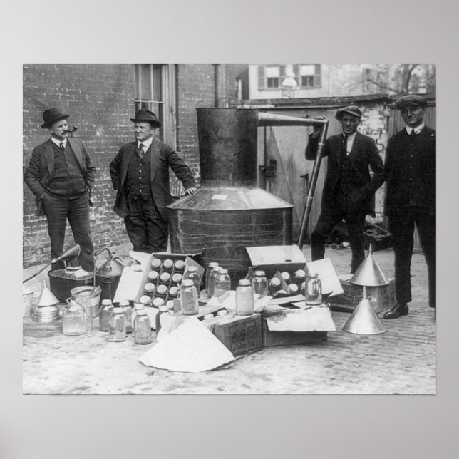 Affiche Police Confisquée Toujours, 1922. Photo vintage (Devant)