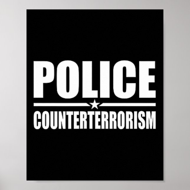 Affiche Police Contre-terrorisme Costume d'application de  (Devant)