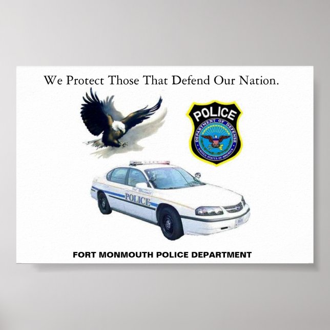Affiche Police du Département de la défense (Devant)