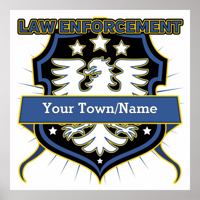 Affiche Police Heraldry Crest (Devant)