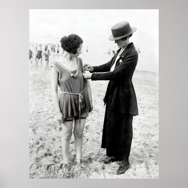 AFFICHE POLICE MESURES DE LA FEMME SUIVI DES ANNÉES 1920 (Devant)