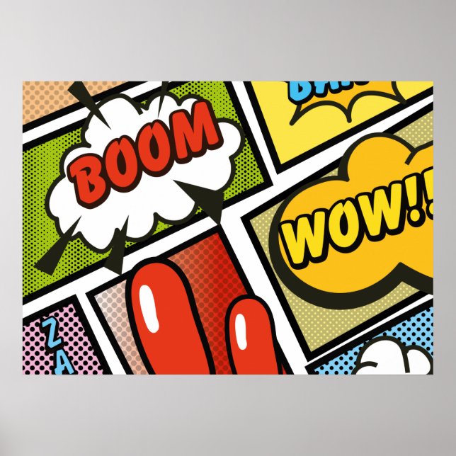 Affiche Polices de bande dessinée ! (Devant)