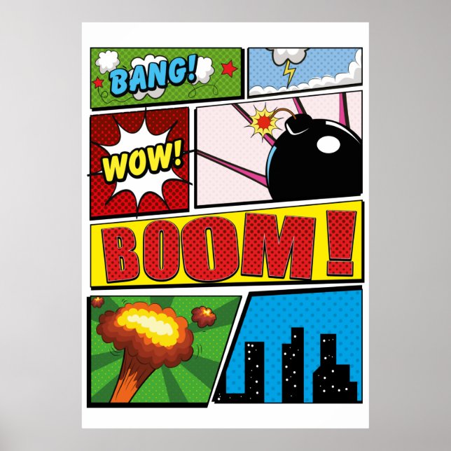 Affiche Polices de bande dessinée ! (Devant)