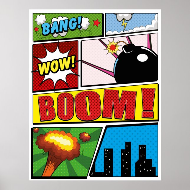 Affiche Polices de bande dessinée ! (Devant)