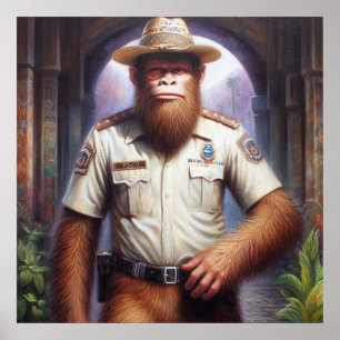 Affiche Policier de Bigfoot