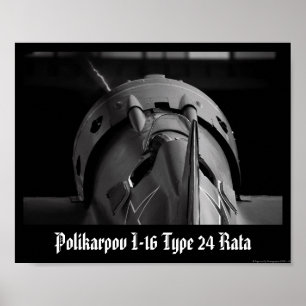 Affiche Polikarpov I-16 Type 24 Rata