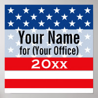 Political Campaign Non-Partisan Printed Candidate