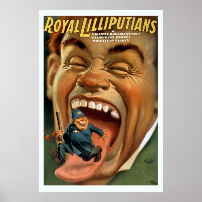 Affiche Politicien de la grande bouche (Devant)