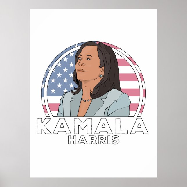 Affiche Politique Kamala Harris (Devant)