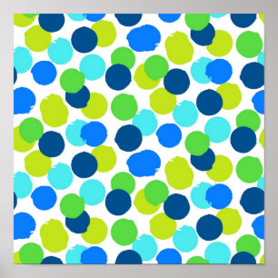 Affiche Polka dot