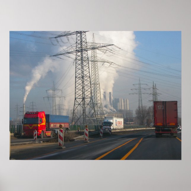 Affiche Pollution de la centrale 6 (Devant)