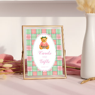 Affiche Polo Luxury Teddy Bear Baby showers Cartes et Cade