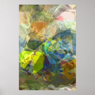 Affiche Polygones Abstraits 224