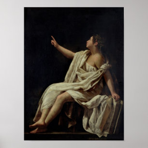 Affiche Polyhymnia, la Muse de la poésie lyrique, 1620