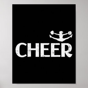 Affiche Pom-Pom Girl Cheerleading Équipe Escouade Femmes G