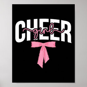 Affiche Pom-Pom Girl Coquette Cheerleader Cheerleading