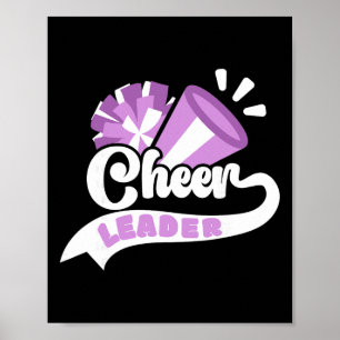 Affiche Pom-pom girl faisant du cheerleading _1
