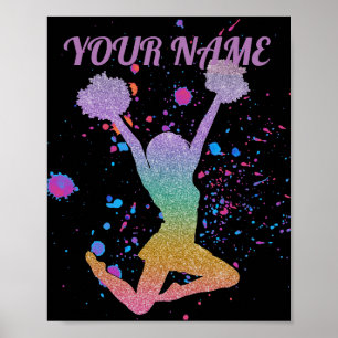 Affiche Pom-pom girl Gradient High School ou College Event