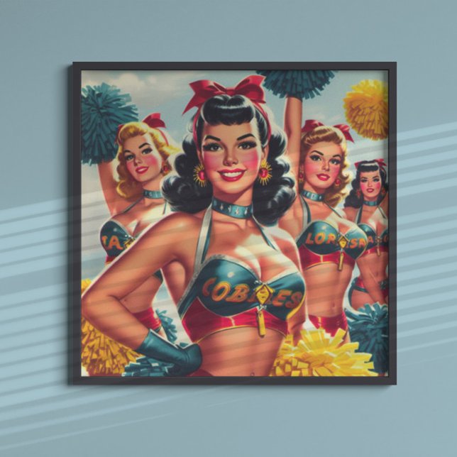 Affiche Pom-pom girl rétroactives (Créateur téléchargé)
