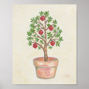 Affiche Pomegranate Tree art print