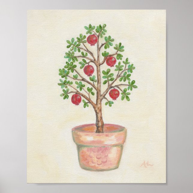 Affiche Pomegranate Tree art print (Devant)
