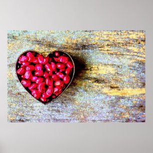 Affiche "Pomegranates Heart Fruit" Belle Photo. Commandez 