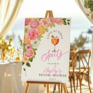 Affiche Pomello Amour au Premier Spritz Bienvenue à la Fêt