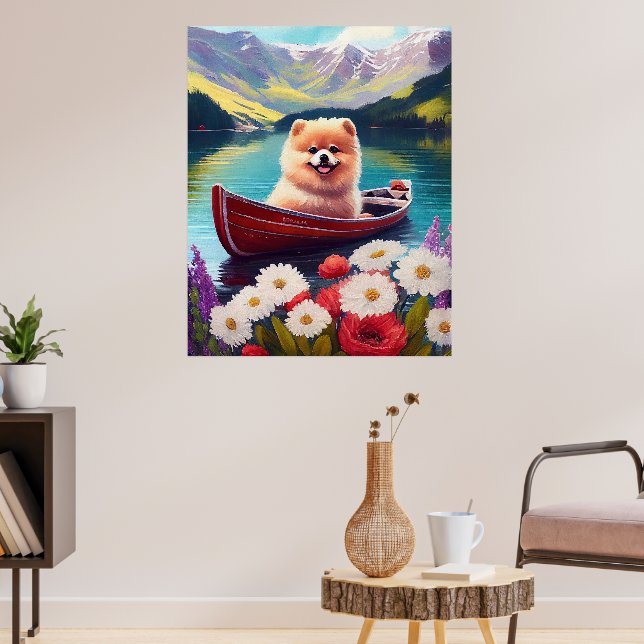 Affiche Poméranien à la pagaie : une aventure Pittoresque (Salon 3)