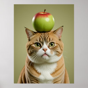 Affiche Pomme de chat