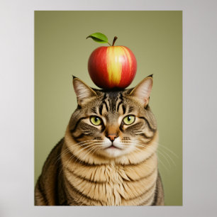 Affiche Pomme de chat