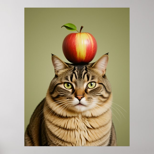 Affiche Pomme de chat (Devant)